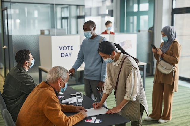 Election workers